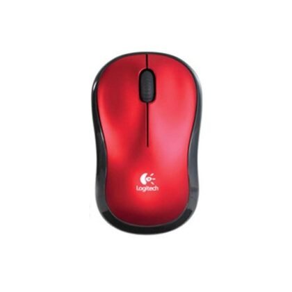 MOUSE INALAMBRICO LOGITECH M185 ROJO