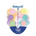 ACUARELA PELIKAN INFANTIL CON 6 COL PASTEL