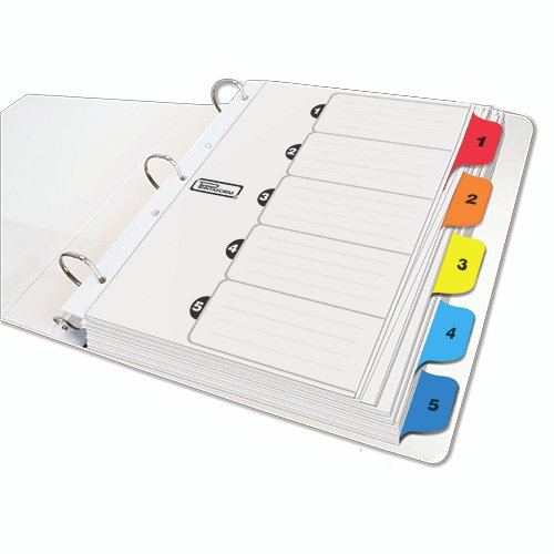 SEPARADOR PRINTAFORM 5 DIVISIONES CON NUM