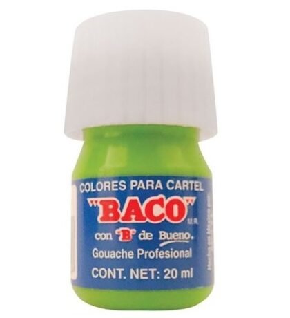PINTURA CARTEL BACO 20ML 62 VERDE AMARILLE