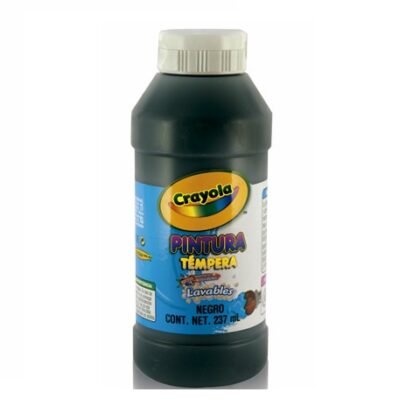 PINTURA TEMPERA CRAYOLA 237ML NEGRO