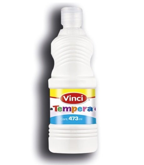 PINTURA TEMPERA VINCI 473ML BLANCO