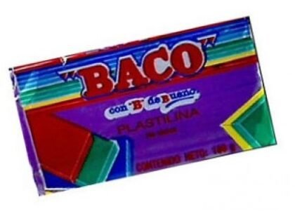 PLASTILINA MARQUETA BACO B-180 VIOLETA