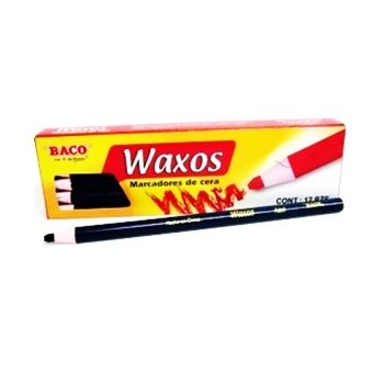 MARCADOR CERA WAXOS BACO AZUL