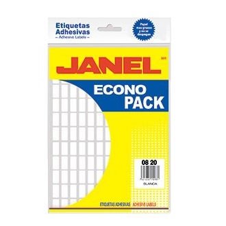 ETIQUETA JANEL ECO NO.4 BCA 8X20 CON 1512