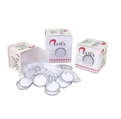 ETIQUETAS COLGAR ARILLO MET N.25 CON 25 PZ