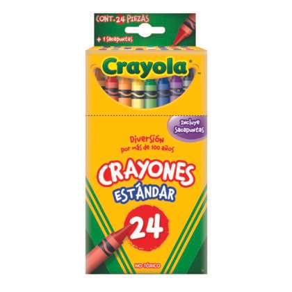 CRAYONES CRAYOLA REGULAR REDONDO CON 24
