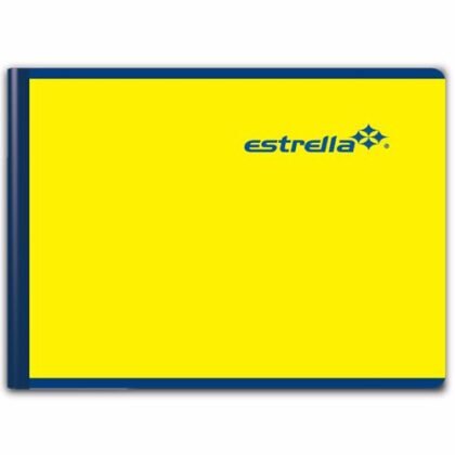 CUADERNO FORMA ITALIANA COSIDO ESTRELLA RAYA 100 HOJAS