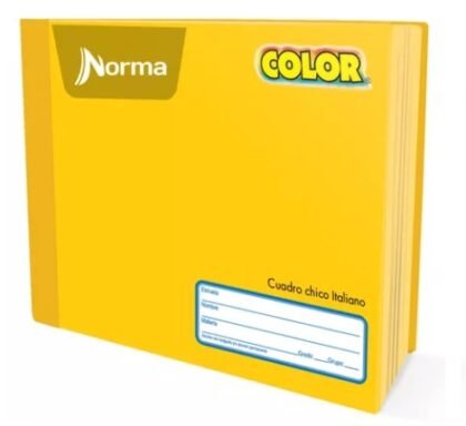 CUADERNO FORMA ITALIANA COSIDO NORMA CUADRO CHICO 100 H