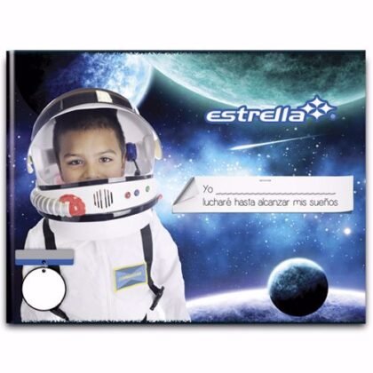 CUADERNO FORMA ITALIANA GRAPA ESTRELLA DE RAYA 100 HOJAS