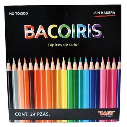 COLORES BACOIRIS REDONDOS CON 24 PZS