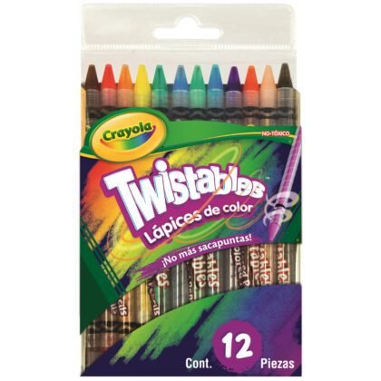 COLORES CRAYOLA TWISTABLES CON 12
