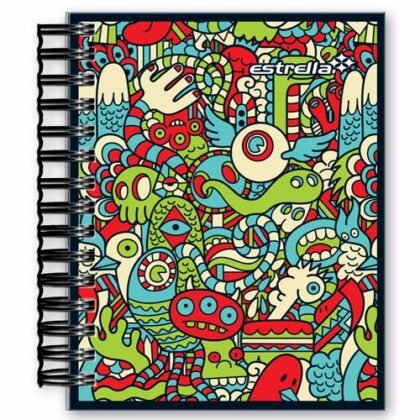 LIBRETA 1/8 ESTRELLA DOBLE ARILLO 14X11.5 RY 100 HOJAS