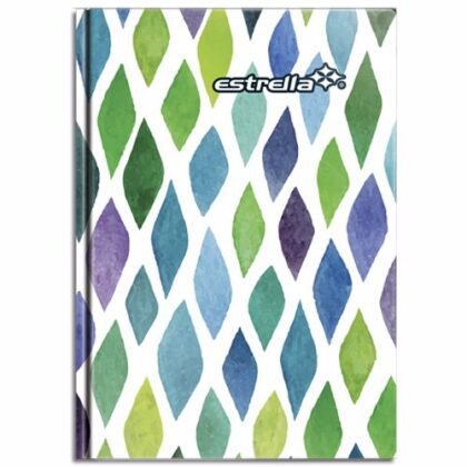 LIBRETA 1/8 ESTRELLA PASTA DURA RAYA 96H