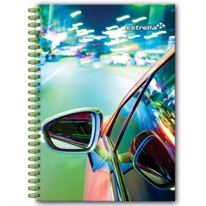 LIBRETA BOOK ESTRELLA DOBLE ARO RAYA 180H