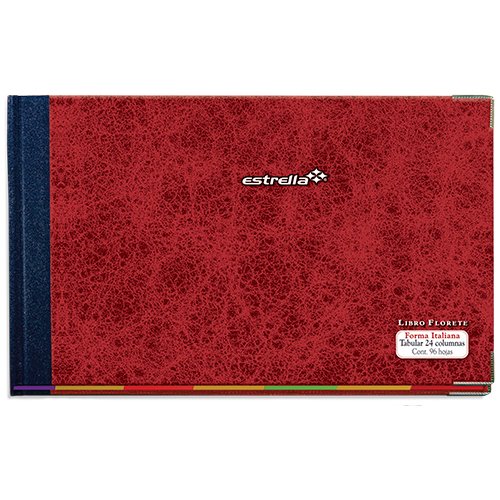 LIBRO FLORETE F/I ESTRELLA TAB 24COL 96H