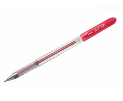 BOLIGRAFO ROLLERBALL ZEBRA GEL 200 ROJO