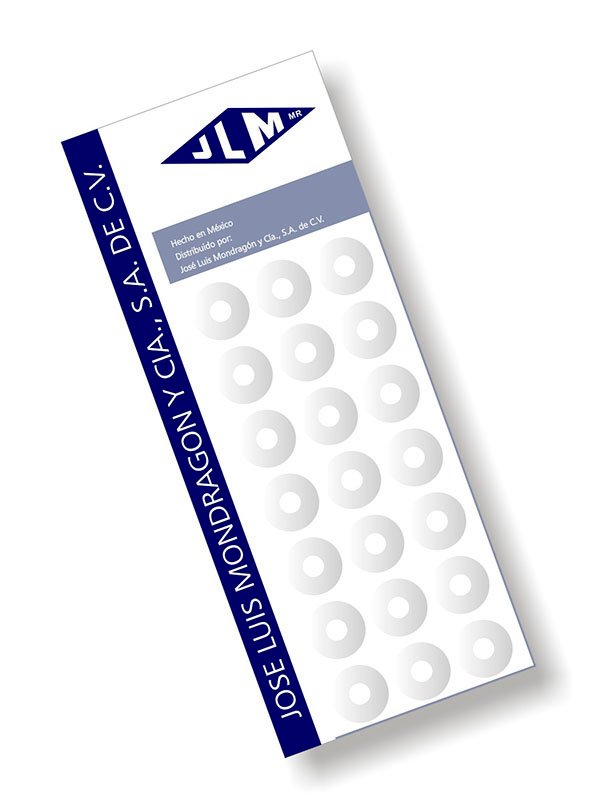 REFUERZOS ADHERIBLES JLM 15MM BLANCOS CON 210 HOJAS