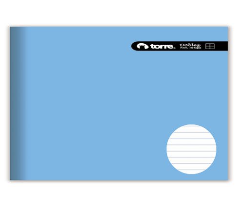 CUADERNO FORMA ITALIANA COSIDO TORRE RAYA 100 HOJAS