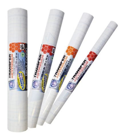 PLASTICO ADHE TRANSFER 35CMX2M TRANS (A)