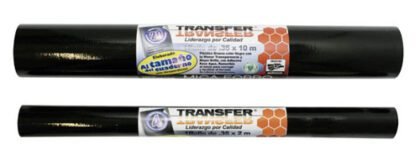 PLASTICO ADHERIBLE TRANSFER 35CMX2MT NEGRO