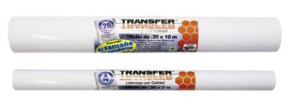PLASTICO ADHERIBLE TRANSFER 35CMX1MT BLANCO