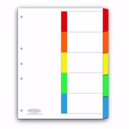 SEPARADOR WILSON JONES 5 DIV CEJA TRA