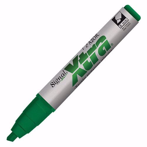 MARCADOR PERMANENTE SIGNAL XTRA AZOR VERDE