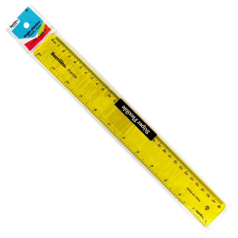 REGLA SUPER FLEX BARRILITO 30CMFLEX30N