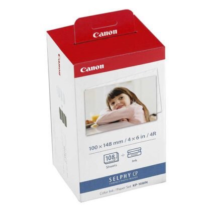 KIT CANON PAPEL KP-108IN + TINTA COLOR
