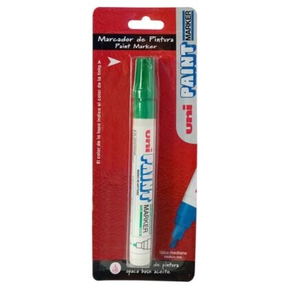 MARCADOR PERMANENTE AZOR UNIPAINT VERDE BLISTER