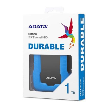 DISCO DURO EXTERNO HD330 1TB AZUL.ADATA