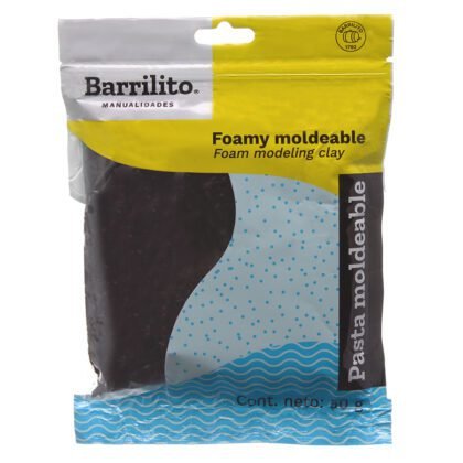 FOAMY MOLDEABLE BARRILITO 50GR NEGRO