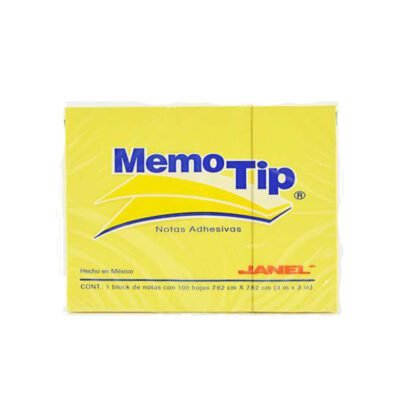 BLOCK MEMOTIP JANEL 3"X4" AMA 100H