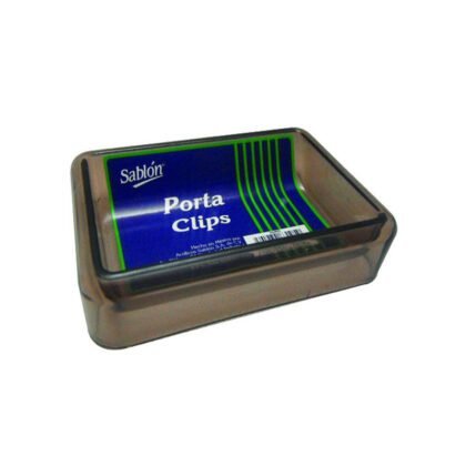 PORTA CLIP ACRILICO AZOR SABLON HUMO