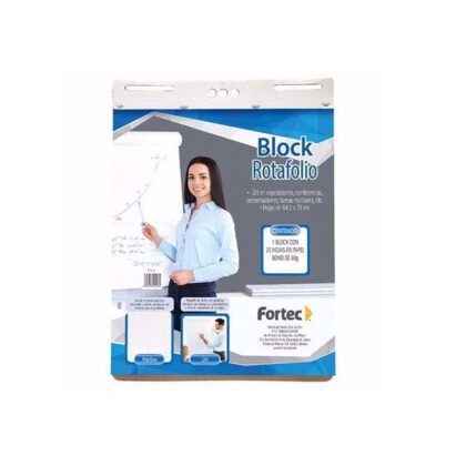 BLOCK ROTAFOLIO FORTEC 7MM 25 HOJAS