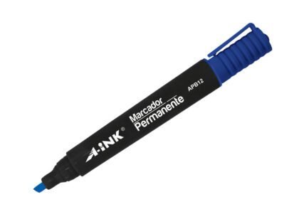 MARCADOR PERMANENTE PLASTICO MAE A-INK APB12 AZUL
