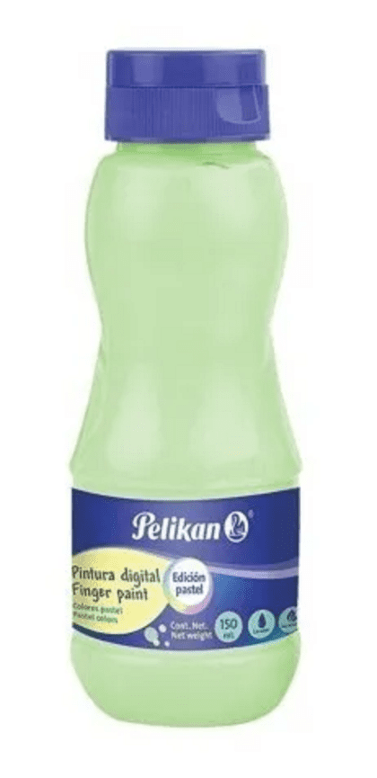 PINTURA DIGITAL PELIKAN 150ML VERDE PASTEL