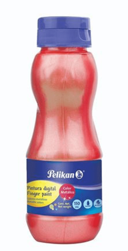 PINTURA DIGITAL PELIKAN 150ML ROJOO METAL
