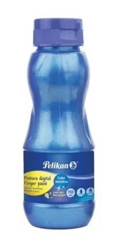 PINTURA DIGITAL PELIKAN 150ML AZULU METAL