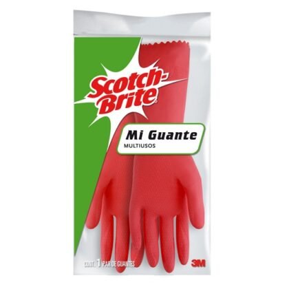 GUANTES SCOTCH BRITE MC400000204 L ROJO