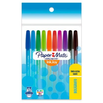 BOLIGRAFO BEROL PAPER MATE 10 PZAS SURTIDO