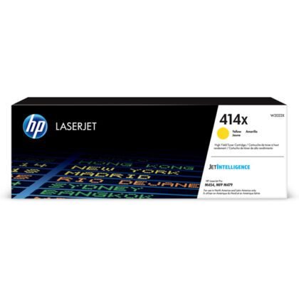 TÓNER LASERJET HP CARTRIDGE 414X YELLOW