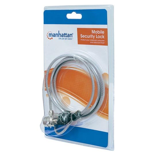 CANDADO LAPTOPC/LLAVE 1.4M GRISMANHATTAN