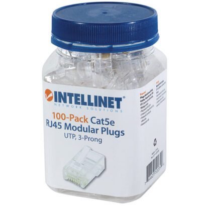 PLUG RJ45 INTELLINET CAT 5E UTP 100 PZAS