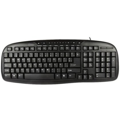 TECLADO ALÁMBRICO PERFECT CHOICE 993384 NEGRO