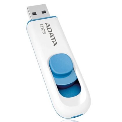MEMORIA USB 16GB ADATA C008 BLANCO/AZUL