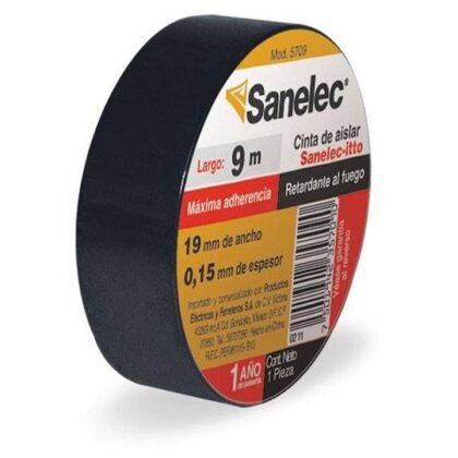 CINTA DE AISLAR SANTUL SE357090 9M NEGRO