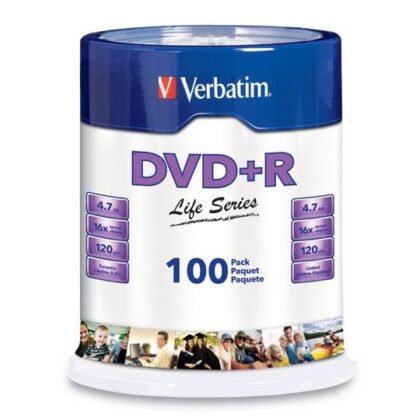 DVD+R VERBATIM 97175 120M/4.7GB CON 100