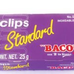 CLIP ESTANDAR BACO NO. 2 CON 100